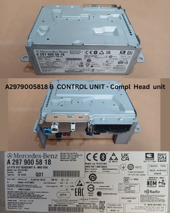 CONTROL UNIT - Compl  Head  unit  .